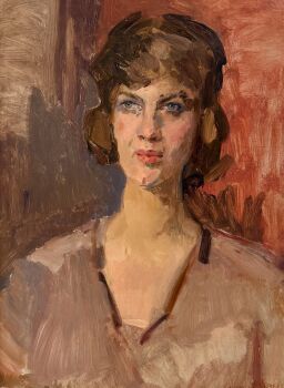 Portret van de actrice Nel Stants in de gedaante van een prostituee Maya by Isaac Israels