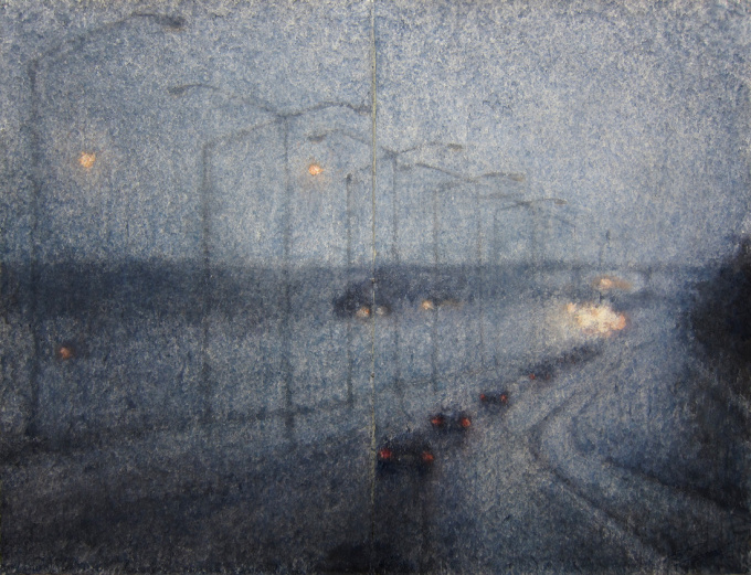 Right Turn into the Dusk by Ekaterina Smirnova