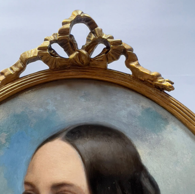 Portrait of a young woman by Nicolaas Pieneman