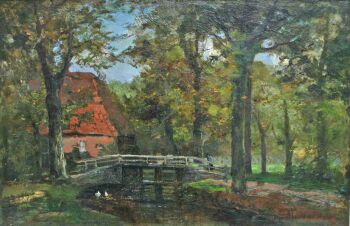 Boerenhoeve by Frederick Hendrik (Frits) Mondriaan