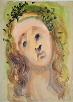 Divina commedia purgatorio 10 by Salvador Dali