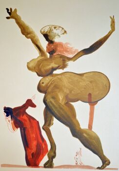 Divina commedia inferno 33 by Salvador Dali
