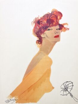 Ernestine est a peindre by Jean-Gabriel Domergue