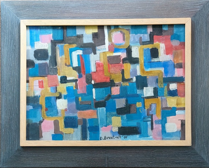 Abstract landscape by Dolf Breetvelt