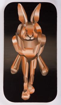 Mars Orange Hare by Marjolein van Haasteren