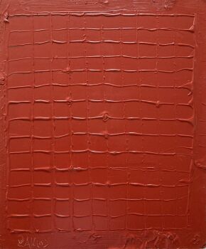 Rotes Gratbild by Herbert Zangs