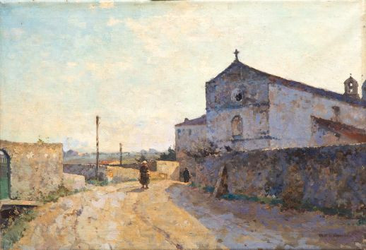 Kapel Sainte Anne bij Saint-Tropez, Frankrijk by Cornelis Vreedenburgh
