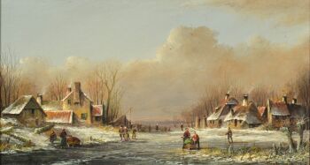 Dutch Winterlandscape by Thomas Heesakkers
