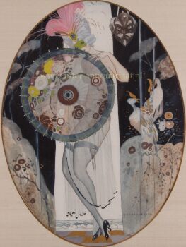 Danseuse de Cabaret - Umberto Brunelleschi, c. 1912 by Umberto Brunelleschi