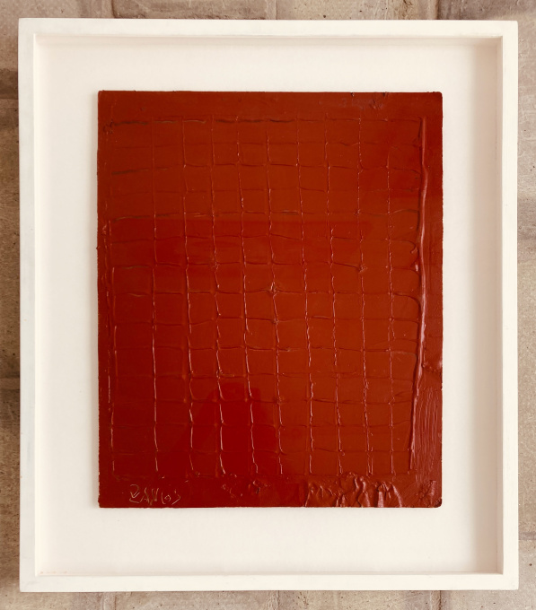 Rotes Gratbild by Herbert Zangs