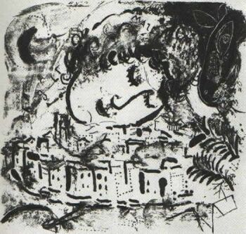 Le Village by Marc Chagall