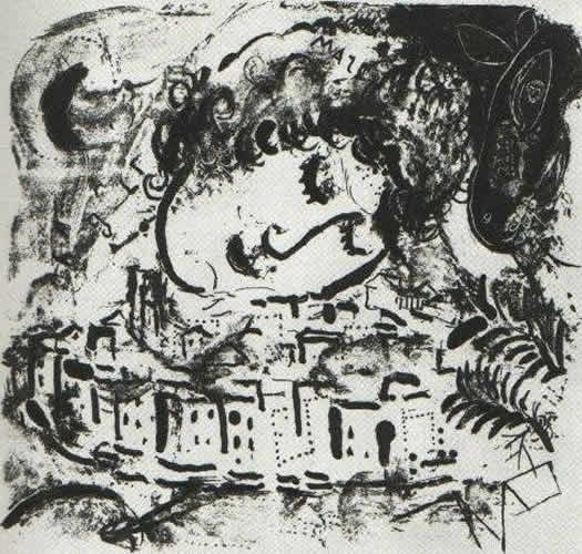 Le Village by Marc Chagall