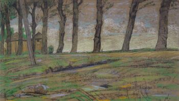 Tree lane by Maurits van der Valk