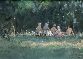 Famiglia al Lago by Onno Boerwinkel