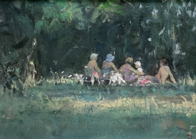 Famiglia al Lago by Onno Boerwinkel
