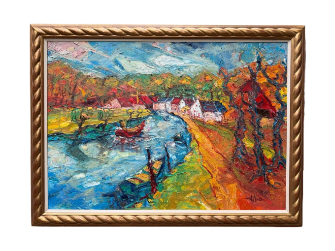Along the Vecht river Oud Zuilen  by Tibo van de Zand