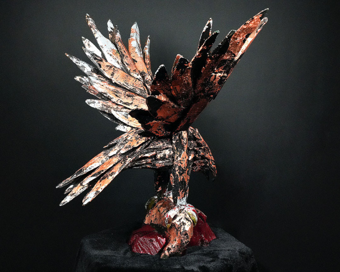 Abstract Eagle by Theo Mackaay