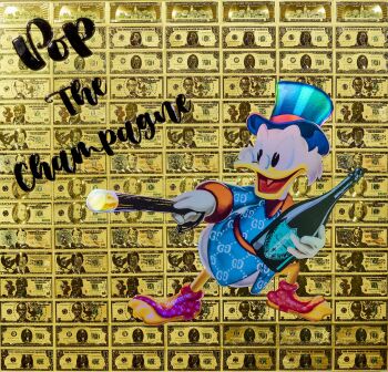 Champagne Scrooge by Diederick Van Apple