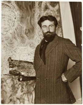 A still relatively young Jan Sluijters as a painter