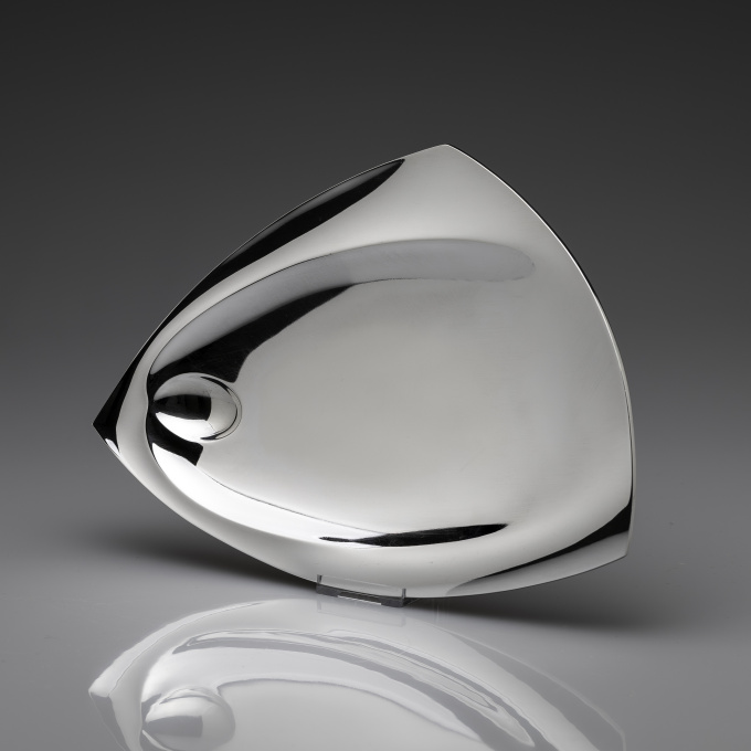 A Sterling silver dish, model TW 100 – Kultakeskus, Finland 1968 by Tapio Wirkkala