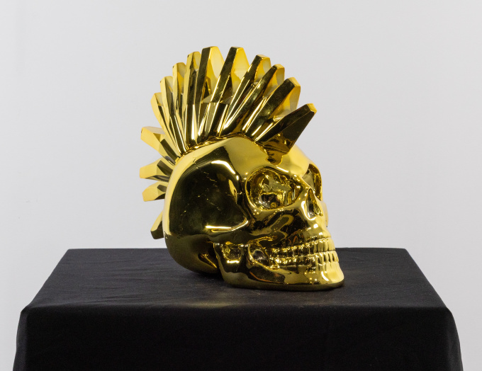 Punky Skull Gold by Sther