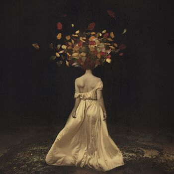 The falling of autumn darkness by Brooke Shaden