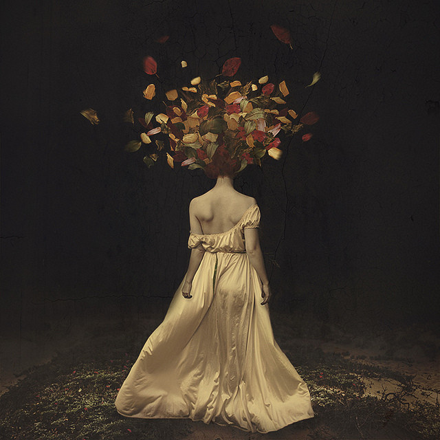 The falling of autumn darkness by Brooke Shaden