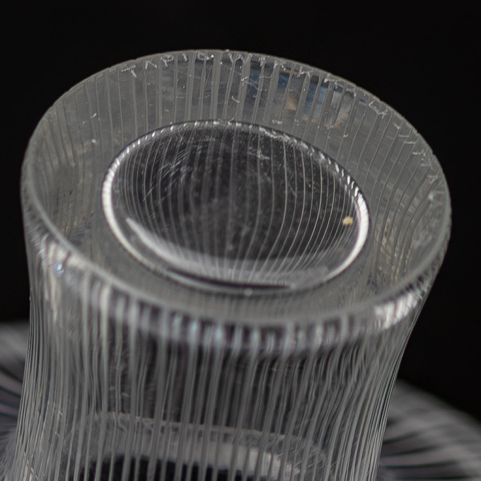 A complete set of crystal Art-object, model 3523 – Iittala Finland by Tapio Wirkkala