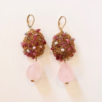 Tutty Frutti Toermalijn Earrings by Wilhelmina Huysman