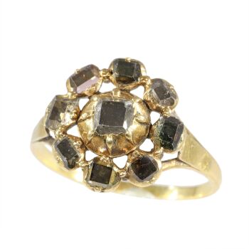 A Testament to Time: 400-Year-Old Diamond Cluster Ring by Unknown artist