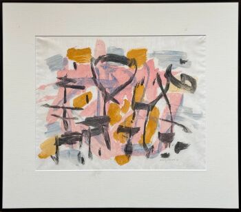 Muzikale abstracte compositie by Willy Boers