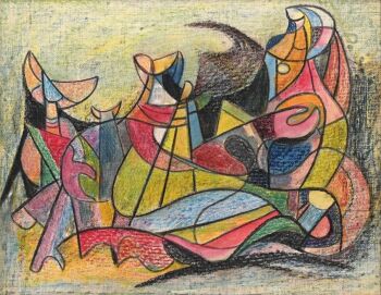 Surrealistische compositie by Klaas Boonstra