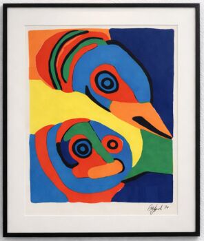 Oiseau et Personnage by Karel Appel
