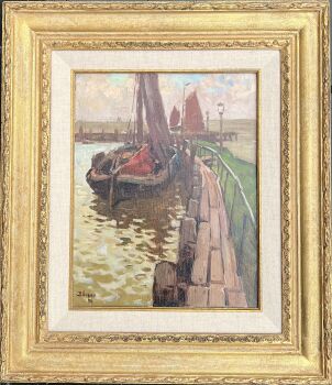Haven in Volendam by Ben Viegers