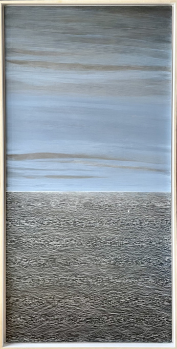 Vertical Blue by Louis Blondiau