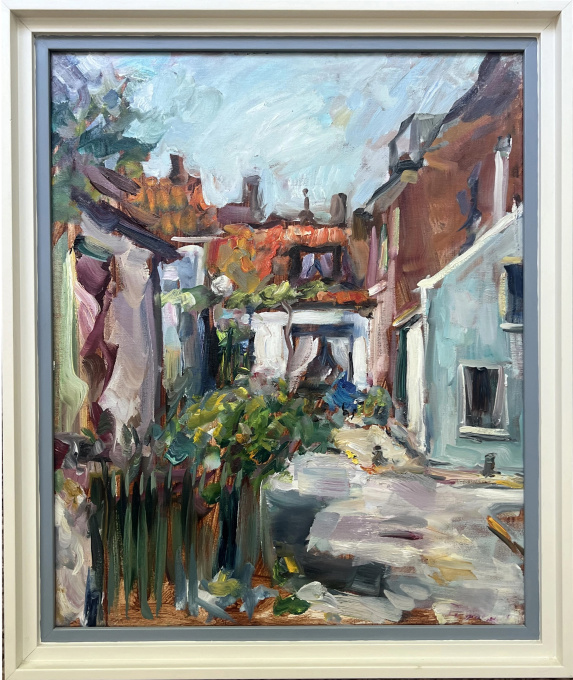 Straatje in Zandvoort by Jürgen Leippert