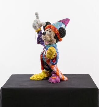 Colorful Mickey by Angela Gomes