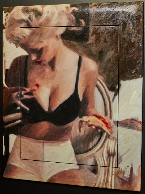 Marilyn Monroe Pizza by Peter Donkersloot
