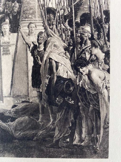Ave Caesar! Io Saturnalia! by Lawrence Alma-Tadema