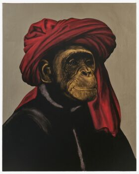 Le Singe Peintre XXVII by Stefan à Wengen