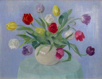 Tulpen in vaas by Dirk Smorenberg