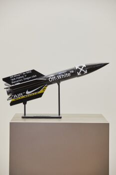 Off White Rocket II by Remy Aillaud