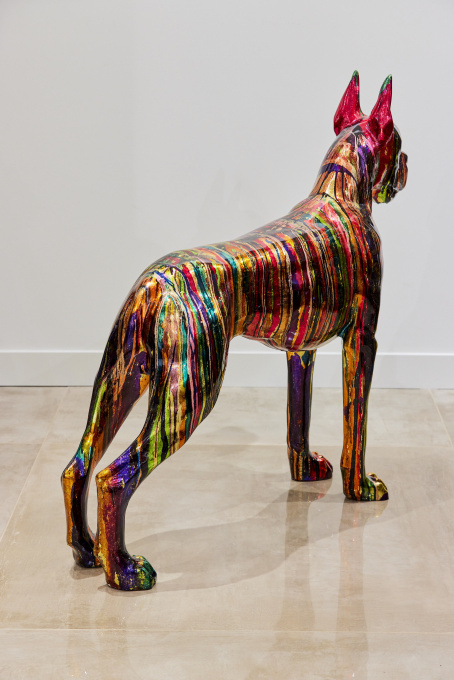 Abstract Danish Dog by Ghost Art