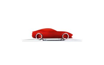 Ferrari Roma - Rouge by Antoine Dufilho