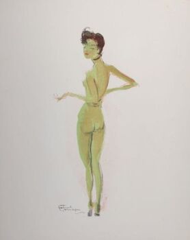 Odette by Jean-Gabriel Domergue