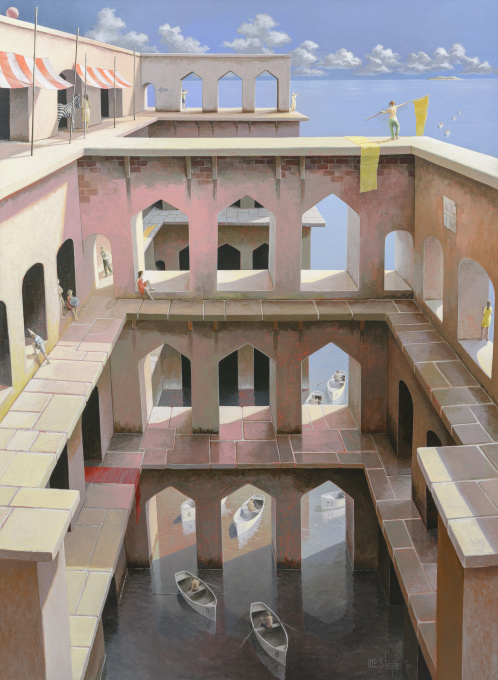 Bij het klimmen van de zon by Michiel Schrijver