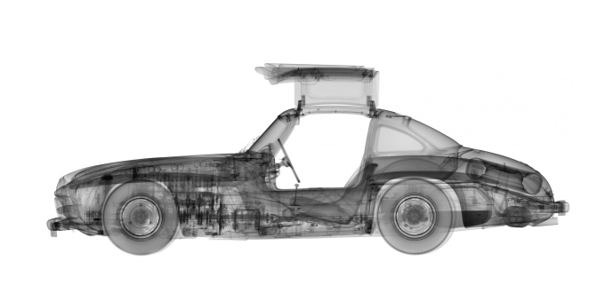 1955 Mercedes 300SL Gull-Wing (Edition of 25) by Nick Veasey