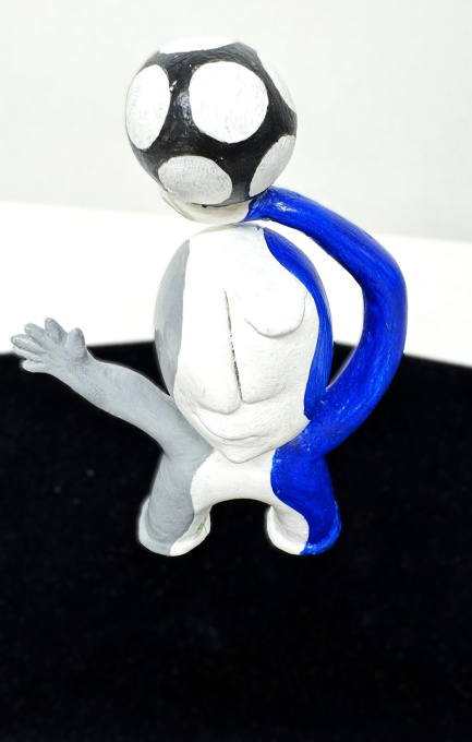 Zeer zeldzaam kunstwerkje van Ripollès "Le Joueur de Foot" by Juan Ripollés