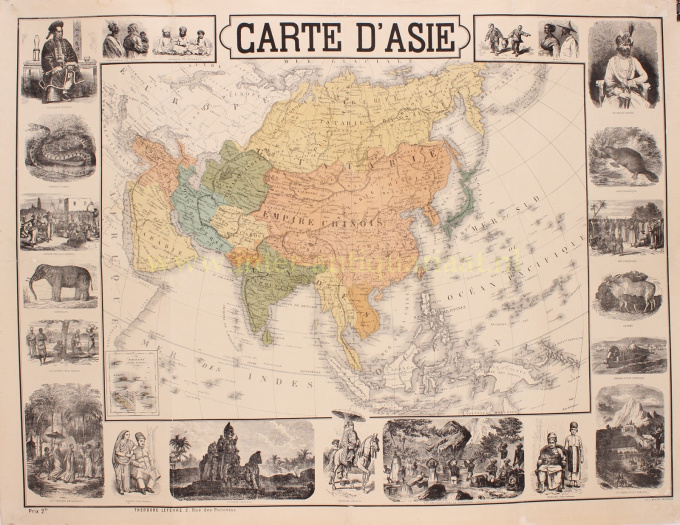 Asia - L. Mertens + Theodore Lefevre, ca. 1870 by Unbekannter Künstler