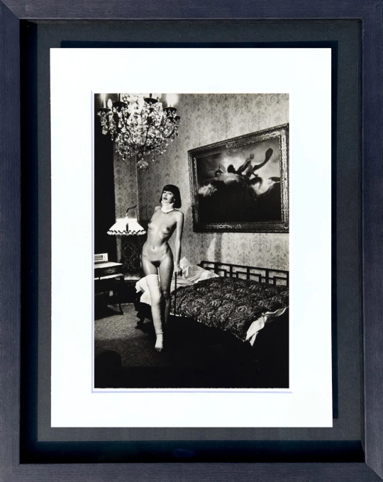 Jenny Capitain, Pension Florian, Berlin by Helmut Newton
